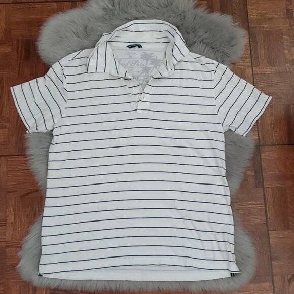 GAP Surf Polo Striped Golf Shirt- Size M- nwot - Picture 1 of 9